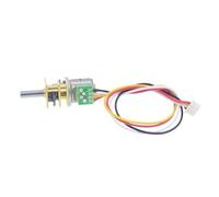 YAKUFAST Micro 10mm 2 fasi 4 fili motore passo-passo brushless con ingranaggi di precisione DC5V rapporto di riduzione del riduttore completamente in metallo 5:1-1000:1(100)