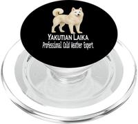 Yakutian Laika Dog Professional Pet, esperto in condizioni climatiche fredde PopSockets PopGrip per MagSafe