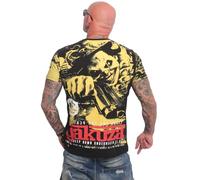 Yakuza Maglietta da uomo Deep Down Allover Regular, Nero , M
