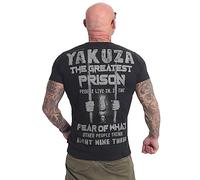Yakuza Maglietta da uomo Prison, Nero , L