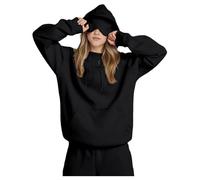 YAKWIFR Felpa con Cappuccio da Viaggio con Mascherina per Gli Occhi, da Uomo E da Donna, da Viaggio, in modalità Aereo, Casual, con Tasca Nascosta, per Il Tempo Libero, Sportiva, Streetwear