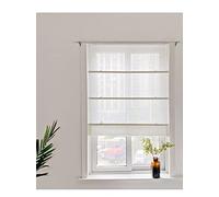 Yaland Tenda a rullo - Luce naturale - Tenda pieghevole con cordoncino - Stile casa di campagna (semi-trasparente l x H) - 60 x 150 cm - Sabbia - 1 pezzo