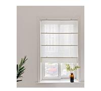 Yaland - Tenda a rullo semitrasparente per finestra - Con chiusura in velcro - Stile casa di campagna - 45 x 140 cm - Sabbia - 1 pezzo