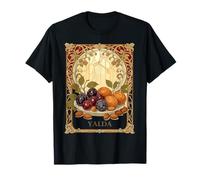 Yalda Chelle Notte Frutta Secca e Noci Art Nouveau Maglietta