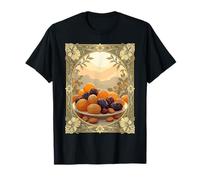 Yalda Chelle Notte Frutta Secca e Noci Stile Art Nouveau Maglietta