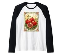 Yalda Melograno Chelle Notte Solstizio d'inverno Maglia con Maniche Raglan