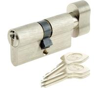 Yale 10-0253-3030-CK-2101 - Cilindro profilato, serie 250, lunghezza 30/30 mm, nichelato opaco
