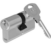Yale 105023040002201 Cilindro Di Sicurezza Nichelato 35 x 35 mm Cam Lunga Serie 500