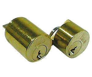 YALE 2252245 COPPIA CILINDRO OTTONE PER SERRATURA DA APPLICARE O ELETTRICA