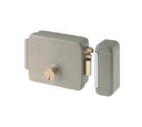 Yale Serratura elettrica da applicare per cancelli Y6800050105 destra, acciaio zincato, entrata 50 mm