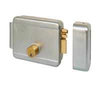 Yale Serratura elettrica da applicare per cancelli Y6800070205 sinistra, acciaio zincato, entrata 70 mm