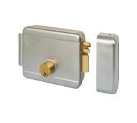 Yale Serratura elettrica per cancelli Y6800080105 - destra, acciaio zincato, basso voltaggio, 80 mm