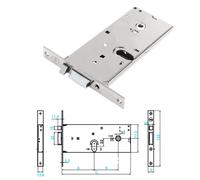 YALE 8500270080 SERRATURA ELETTRICA PER PORTE IN ALLUMINIO CON FASCIA ALTA