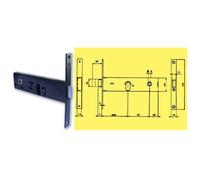 Yale 8700280 Serratura Infilare E80 Cil Ovale