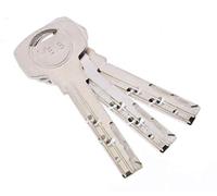 YALE B-ED4545KA-PB Doppio Cilindro Europeo, 3 Chiavi in Dotazione, Sicurezza Standard, in Scatola, Adatto per Tutti i Tipi di Porte, Finitura in Ottone, 45:10:45 (100 mm)