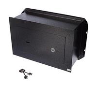 Yale Cassaforte da Muro YWV/230/KB1, Nero, Accesso Tramite Chiave a Doppia Mappa, Chiusura con 2 Catenaccio in Acciaio Inox da 16mm