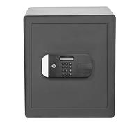 YALE Cassaforte motorizzata di massima sicurezza per ufficio YYSEM/400/EG1, accesso con codice pin digitale, porta a taglio laser, chiave meccanica di emergenza, Dim interne: 390 x 337 x 270 mm