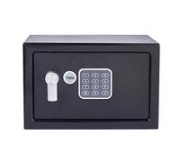 YALE Cassetta di Sicurezza Compatta YSV/200/DB1 Nero, Tastiera Digitale, Indicatori di Luce LED, Fissaggio Parete e Pavimento, Capacità 8 L, Dimensioni 200 x 320 x 200 mm, Piccola, Versione Precedente