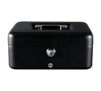 Yale Cassetta di sicurezza portavalori YCB/070/BB2 nera, dimensione extra-large