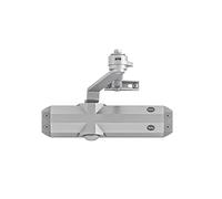 Yale Chiudiporta aereo serie 4000 cod. 30-4000-0004-00-6011 argento, braccio con fermo