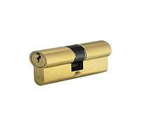 Yale cilindro europeo di sicurezza per serratura serie 210 Y210KD2731D1000, ottone, lungh. 27/31 mm, 3 chiavi, duplica chiave protetta, pronto da installare.