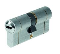 Yale Cilindro Europeo di Sicurezza per Serratura Y2S0KD3232F0000 Nichelato, 32/32 mm, Doppio, Frizionato, 5 Chiavi