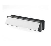 Yale Essentials - Targa per lettere, 30,5 cm, colore: Cromo/Nero