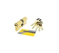 Yale HSK4050LT4 Cilindro ad Alta Sicurezza HSK, Dorato (abbattonato), 40 x 50 mm