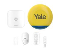 Yale Kit Allarme Smart con Sirena AL-ESTARTKIT3-1A-V1, kit da 6 pezzi, Armi/Disarmi, Controllo 4 aree, Avvisi in tempo reale, Copertura 1 km, Controllo tramite App Yale Home