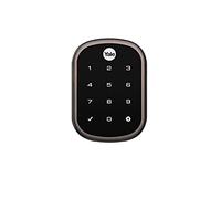 Yale | LiftMaster Smart Lock con catenaccio touchscreen, funziona con l'app myQ e chiave di Amazon in garage se abbinato a Smart Garage Hub (venduto separatamente), bronzo lucidato ad olio