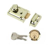 Yale Locks P77 Tradizionale Nightlatch 60mm Interasse Brasslux Finitura Scatola