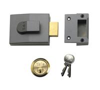 Yale Locks 82 Catenaccio Nightlatch 60mm Interasse Dmg Finire Scatola YAL82DMGPB