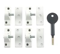 Yale Locks 8K118 Economia Blocco Finestra Finitura Bianca Confezione Di 4 Visi