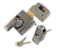 Yale Locks BS1 - Serratura di sicurezza inglese standard Nightlatch, finitura cromata, 60 mm