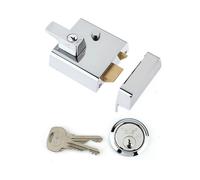 Yale Locks P1 Doppia Sicurezza Notturna 60Mm Retro In Cromo Visi YALP1C
