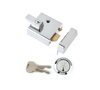 Yale Locks P1 Doppia Sicurezza Notturna 60Mm Retro In Cromo Visi YALP1C