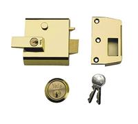 Yale Locks P1 Doppio Sicurezza Nightlatch 60mm Interasse Brasslux Finitura Visi