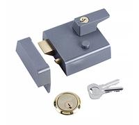 Yale Locks P1 - Serratura di sicurezza doppia Nightlatch, finitura DMG/PB, 60 mm