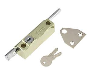 Yale Locks P124PB - Lucchetto per porta, finitura: Rame (Confezione Visi)