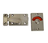 Yale Locks Indicatore Bullone per da Bagno O W.C Porte Raso Cromo P127 YALP127S