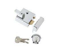 Yale Locks P2 Doppia Sicurezza Notturna 40Mm Retro Chrome Finish Visi YALP2C