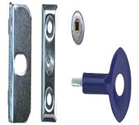 Yale Locks P6P112SC - Lucchetti per finestre, finitura: Cromata satinata (confezione da 6)