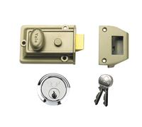 Yale Locks P77 Tradizionale Nightlatch 60mm Interasse Nickel Ottone Finitura Sc