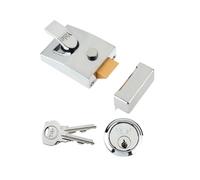 Yale Locks P89 Punto Morto Nightlatch 60mm Interasse Cromo Finire Visi YALP89CH