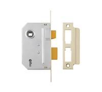 Yale Locks PM320 3 Leva Della Serratura A Ottone Lucidato 65mm 2.5in YALPM320PB2