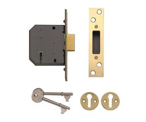 Yale Locks PM552 Serratura Mortasa A 5 Leve 67mm 2.5in Ottone Lucido YALPM552PB2