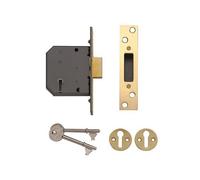 Yale Locks PM552 Serratura Mortasa A 5 Leve 80Mm 3In Ottone Lucido YALPM552PB30