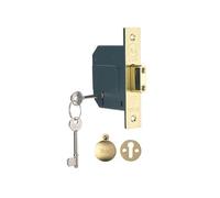 Yale Locks PM562 Hi-Security BS 5 Lever Mortice Deadlock 68Mm 2.5In Lucido Br