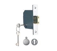 Yale Locks PM562 Hi-Security BS 5 Lever Mortice Deadlock 68Mm 2.5In Lucido Ch