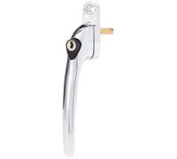 Yale YALPYWHL40PC YWHLCK40N Espag Maniglia per Finestra in Linea, Cromato Lucido, Confezione da 1 pz